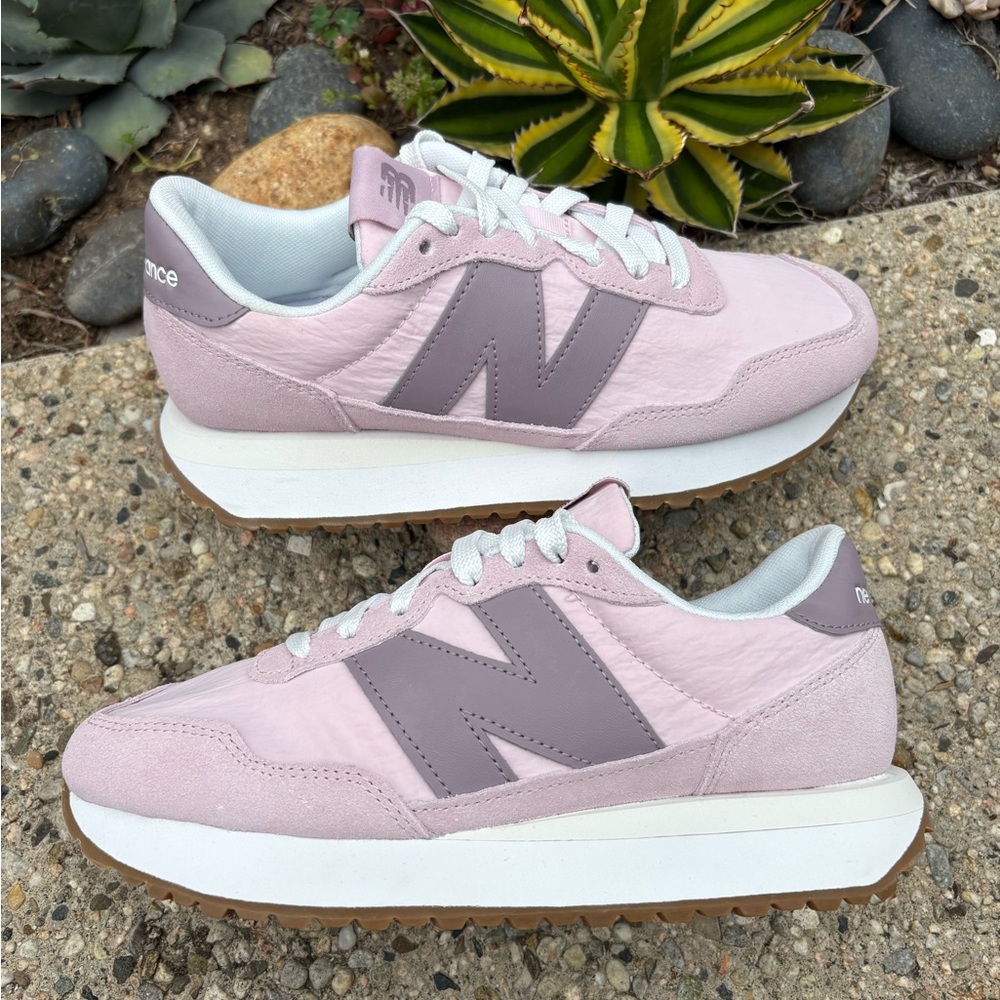 New Balance 237 Pink Purple Rose Violet Sneakers - Picture 7 of 11
